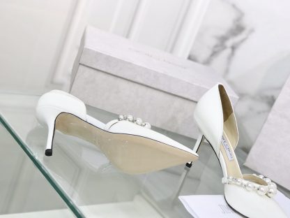 Jimmy Choo new pearl diamond goddess series patent leather high heels - Image 6