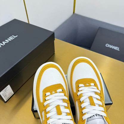 Chanel earth-toned casual versatile sneakers - Image 6