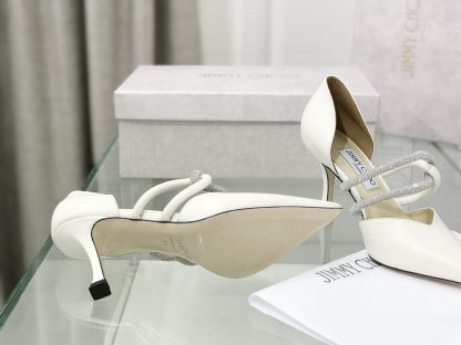 Jimmy Choo new hollow rhinestone single shoes high heels - Image 6
