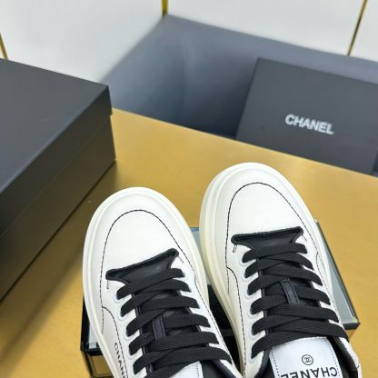 Chanel white and black casual versatile sports shoes - Image 6