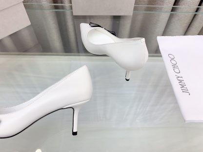 Jimmy Choo new letter bow high heels - Image 6