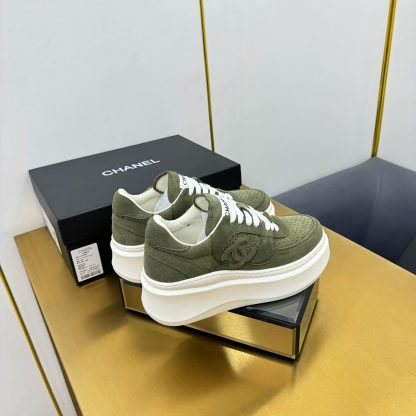 Chanel light green casual versatile sneakers - Image 6