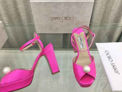 Jimmy Choo Pearl High Heel Sandals - Image 6