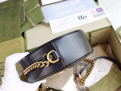Gucci Ophidia series round mini black chain bag - Image 6