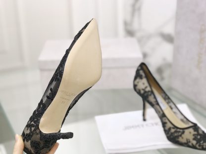 Jimmy Choo lace high-heeled shoes - Image 6