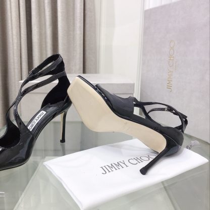 Jimmy Choo stylish square head high heels - Image 6