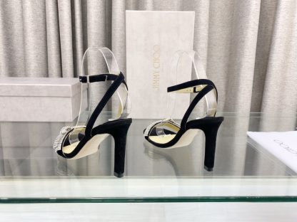 Jimmy Choo rhinestone ankle strap high heels - Image 6
