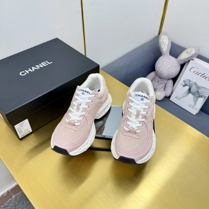 Chanel men's and women's couple's natural skin color classic breathable casual dad shoes - Image 5