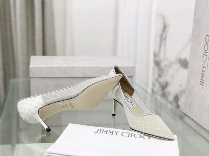 Jimmy Choo new lace embroidery diamond series high heels - Image 6