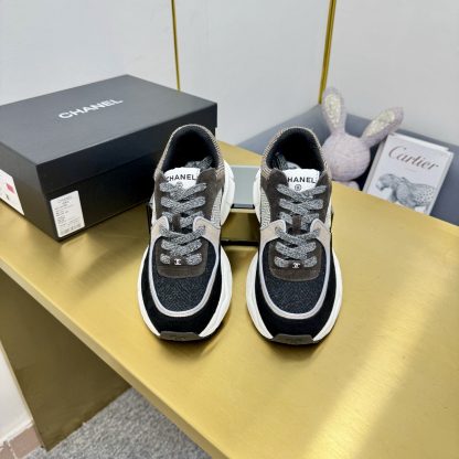 Chanel unisex couple's black and brown casual shoes - Image 6