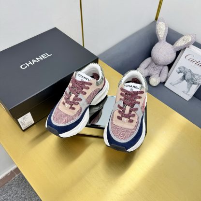 Chanel unisex couple's contrasting color casual dad shoes - Image 6