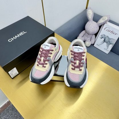 Chanel men's and women's couple's shoes in various colors mixed and matched casual dad shoes - Image 6