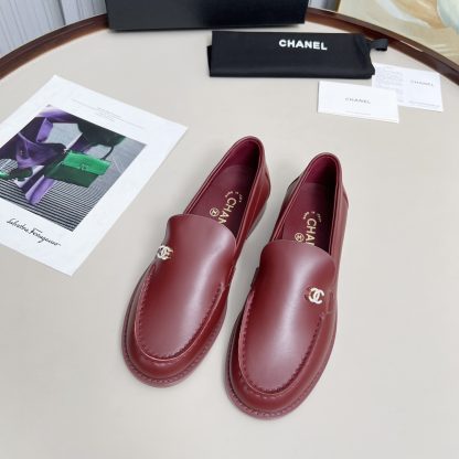 Chanel Spring/Summer Dancing Shoes Collection Red Retro Loafers - Image 6