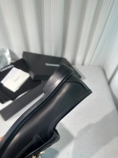 Chanel early spring new black temperament loafers - Image 6