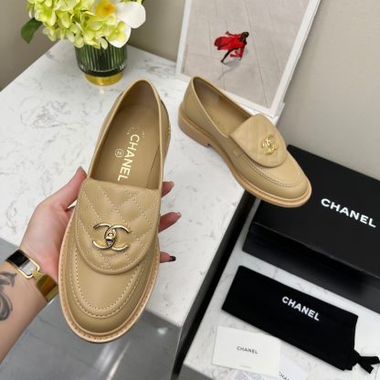Chanel early spring apricot new temperament loafers - Image 6
