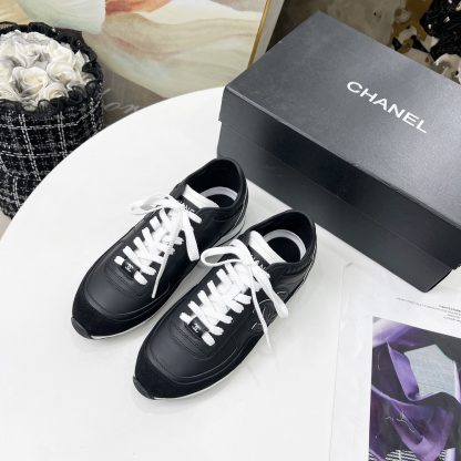 Chanel Spring and Autumn Super Durable Black Casual Shoes - Image 6