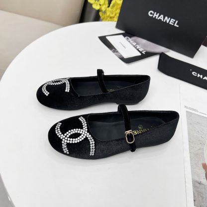 Chanel Spring/Summer Dance Shoes Collection Black Hot Brick Loafers - Image 6