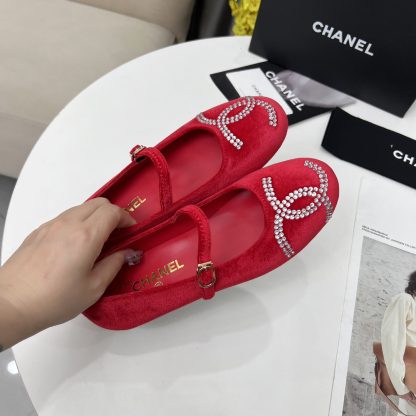 Chanel Spring/Summer Dance Shoes Collection Red Hot Brick Loafers - Image 5