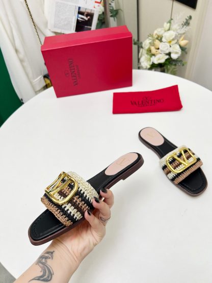 VALENTINO Woven Slippers - Image 6