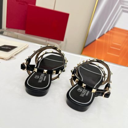 VALENTINO Minimalist Versatile Studded Sandals - Image 6