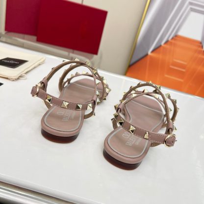 VALENTINO stylish simple rivet exquisite sandals - Image 5