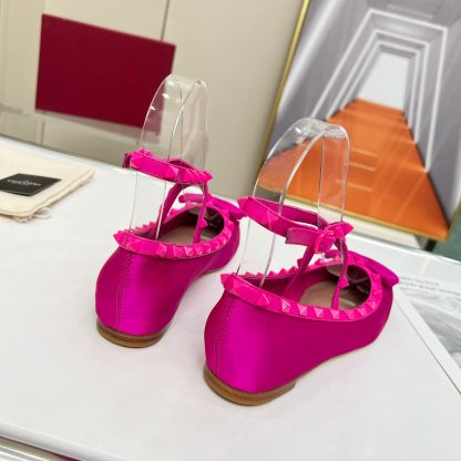 VALENTINO Minimalist Versatile Studded Element Flat Shoes Casual Shoes - Image 6