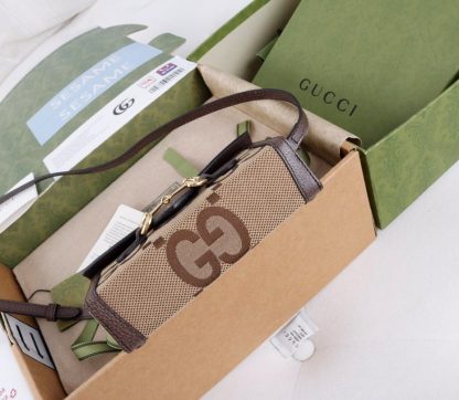 Gucci canvas fashion printed crossbody bag - Image 6