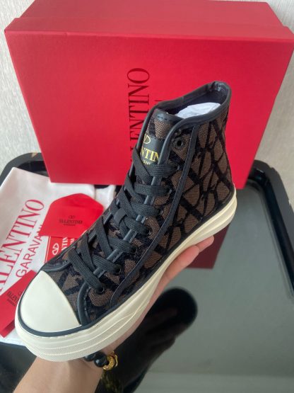 VALENTINO classic pattern high-top casual shoes - Image 6