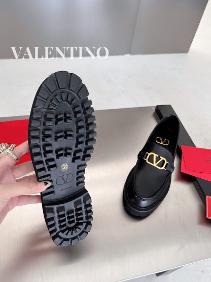 VALENTINO Rivet buckle elegant casual shoes - Image 6