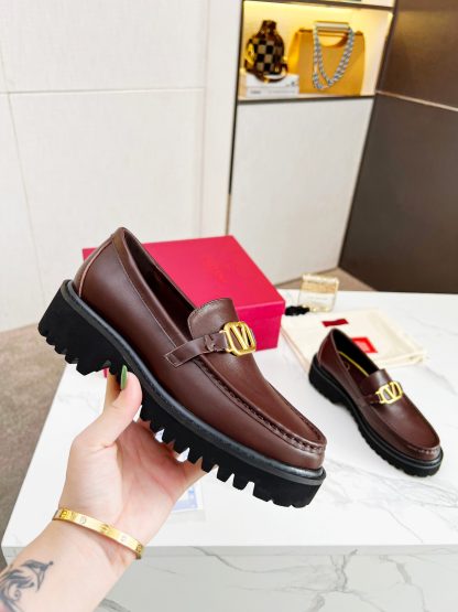 VALENTINO fashion vintage loafers casual shoes - Image 5