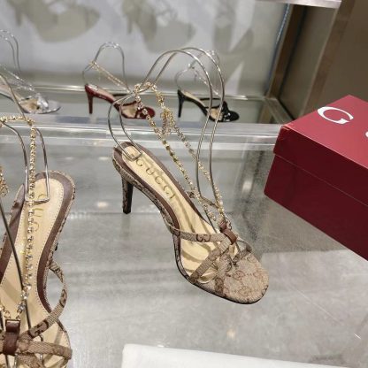 Gucci classic women's high heel sandals - Image 6
