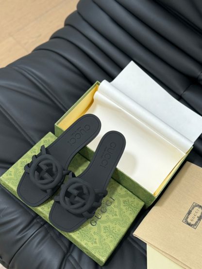 Gucci classic double G upper beach jelly shoes - Image 6