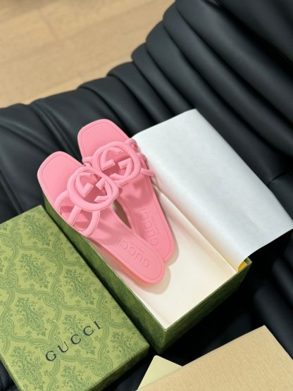 Gucci classic double G upper beach jelly shoes - Image 6