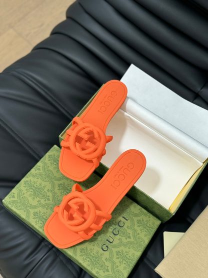 Gucci classic double G upper beach jelly shoes - Image 6