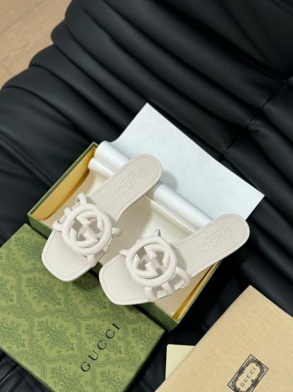 Gucci classic double G upper beach jelly shoes - Image 6
