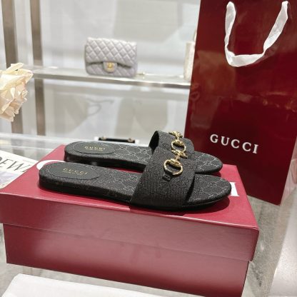 Gucci Horsebit Women's Beach Sandals - Image 6