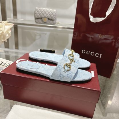 Gucci Horsebit Women's Beach Sandals - Image 6
