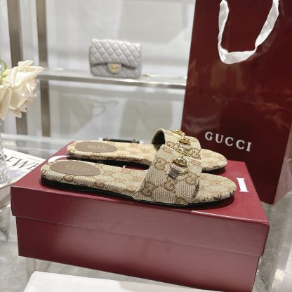 Gucci Horsebit Women's Beach Sandals - Image 6