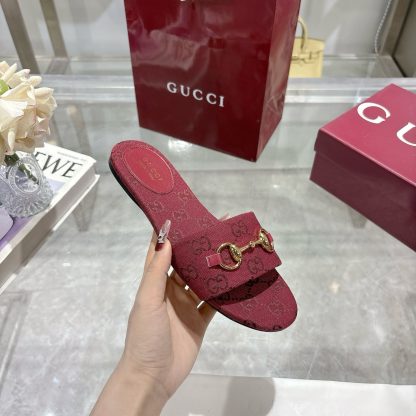 Gucci Horsebit Women's Beach Sandals - Image 6