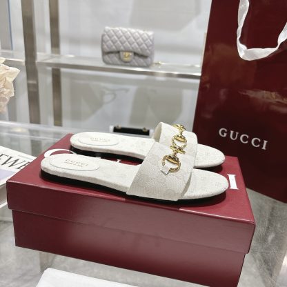 Gucci Horsebit Women's Beach Sandals - Image 6
