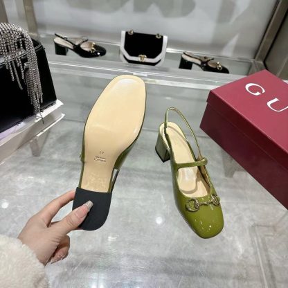 Gucci Women's Horsebit Closed Toe Sandals - Image 6