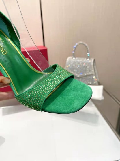 VALENTINO exquisite diamond-studded high heels - Image 6