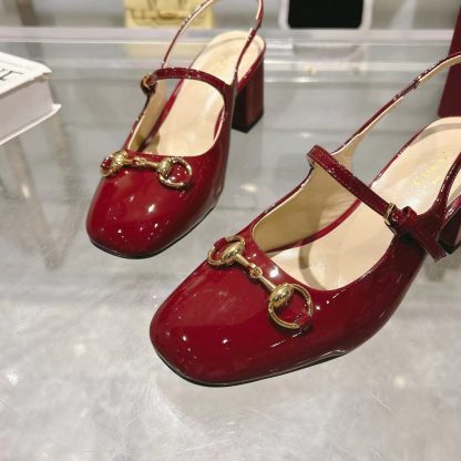 Gucci Women's Horsebit Closed Toe Sandals - Image 6