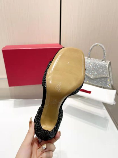 VALENTINO exquisite diamond-studded high heels - Image 6