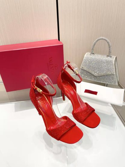VALENTINO exquisite diamond-studded high heels - Image 6