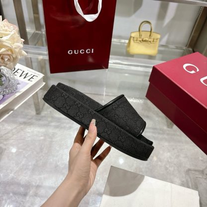 Gucci Women's New GG Platform Slide Sandals - Image 6