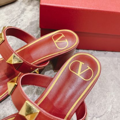 VALENTINO Studded Sandals High Heels - Image 6
