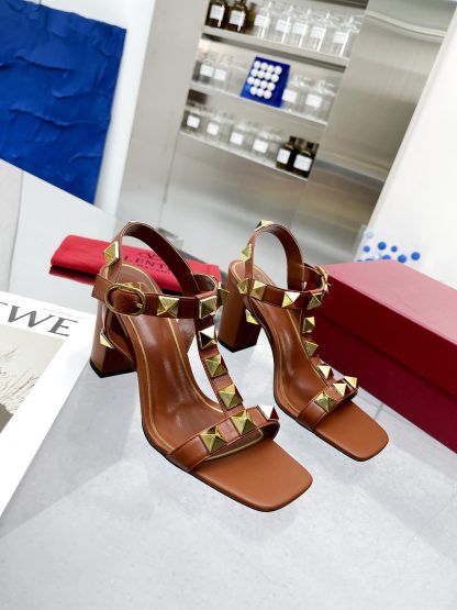 VALENTINO Studded Sandals High Heels - Image 6