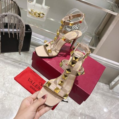 VALENTINO Studded Sandals High Heels - Image 6