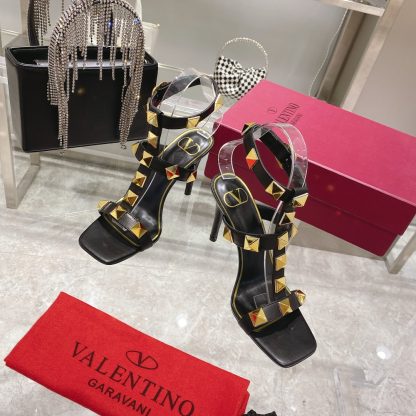 VALENTINO Studded Sandals High Heels - Image 6